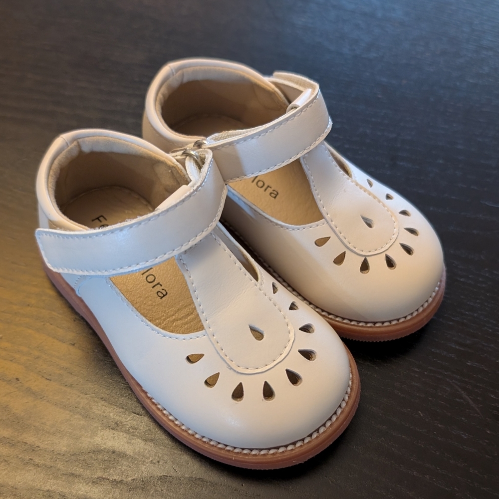 Toddler Mary Janes - Ivory NWOT